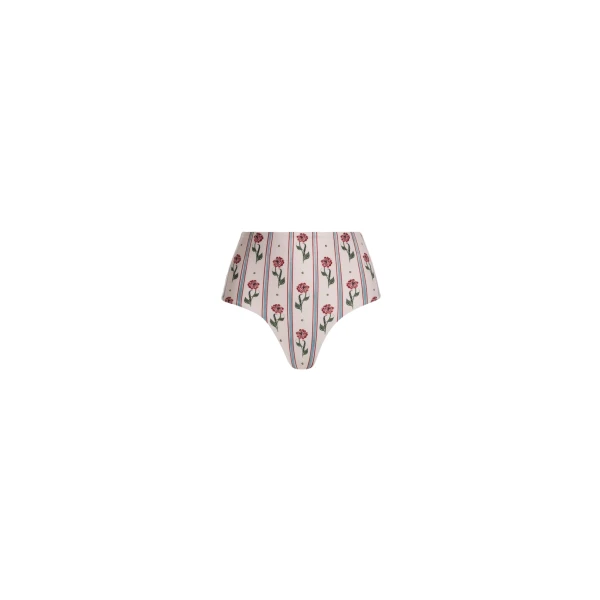 Agua by Agua Bendita Magenta Quebrada Bikini Bottom - Agua by Agua Bendita Beachwear - Artisanal Colombian Resort Wear at Luxury Shoes 