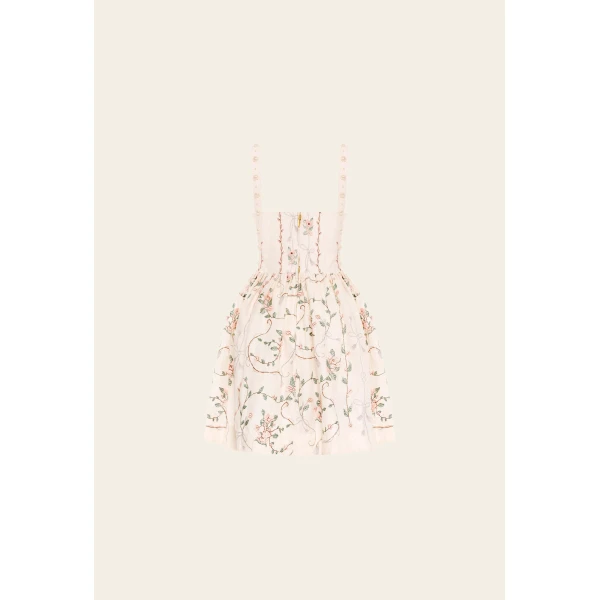 Agua by Agua Bendita Mielero Navegante Mini Dress - Agua by Agua Bendita Dresses - Artisanal Colombian Resort Wear at Luxury Shoes 