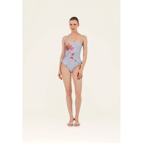 Agua by Agua Bendita Montaña Cauca One Piece - Agua by Agua Bendita Beachwear - Artisanal Colombian Resort Wear at Luxury Shoes 