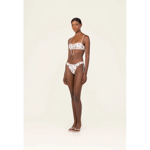 Agua by Agua Bendita Ocaso Arena Bikini Bottom - Agua by Agua Bendita Beachwear - Artisanal Colombian Resort Wear at Luxury Shoes 