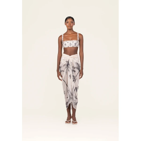 Agua by Agua Bendita Olmo Arena Bikini Top - Agua by Agua Bendita Beachwear - Artisanal Colombian Resort Wear at Luxury Shoes 