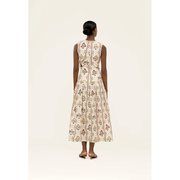 Agua by Agua Bendita Otoño Andes Midi Dress - Agua by Agua Bendita Dresses - Artisanal Colombian Resort Wear at Luxury Shoes 