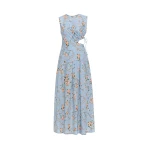 Agua by Agua Bendita Otoño Navegante Midi Dress - Agua by Agua Bendita Dresses - Artisanal Colombian Resort Wear at Luxury Shoes 