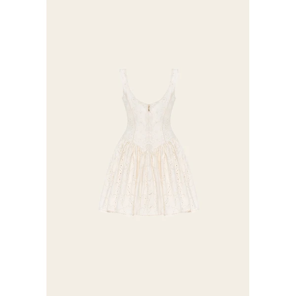 Agua by Agua Bendita Pluma Playa Mini Dress - Agua by Agua Bendita Dresses - Artisanal Colombian Resort Wear at Luxury Shoes 