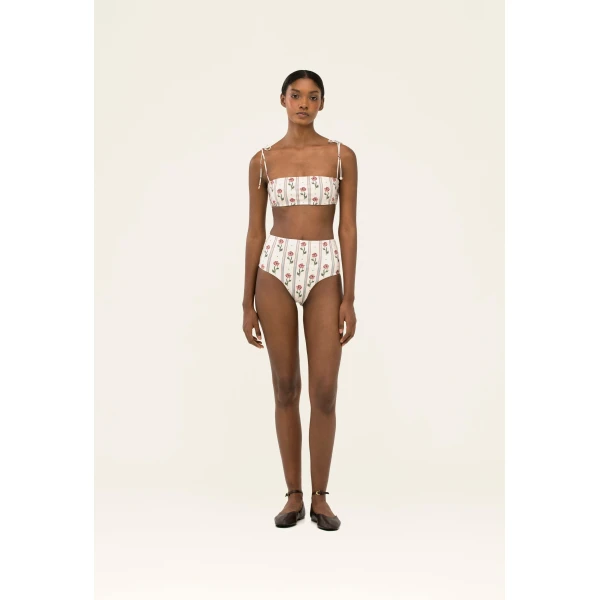Agua by Agua Bendita Primavera Quebrada Bikini Top - Agua by Agua Bendita Beachwear - Artisanal Colombian Resort Wear at Luxury Shoes 
