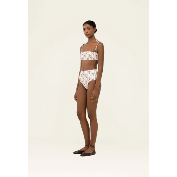 Agua by Agua Bendita Primavera Quebrada Bikini Top - Agua by Agua Bendita Beachwear - Artisanal Colombian Resort Wear at Luxury Shoes 