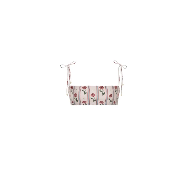 Agua by Agua Bendita Primavera Quebrada Bikini Top - Agua by Agua Bendita Beachwear - Artisanal Colombian Resort Wear at Luxury Shoes 