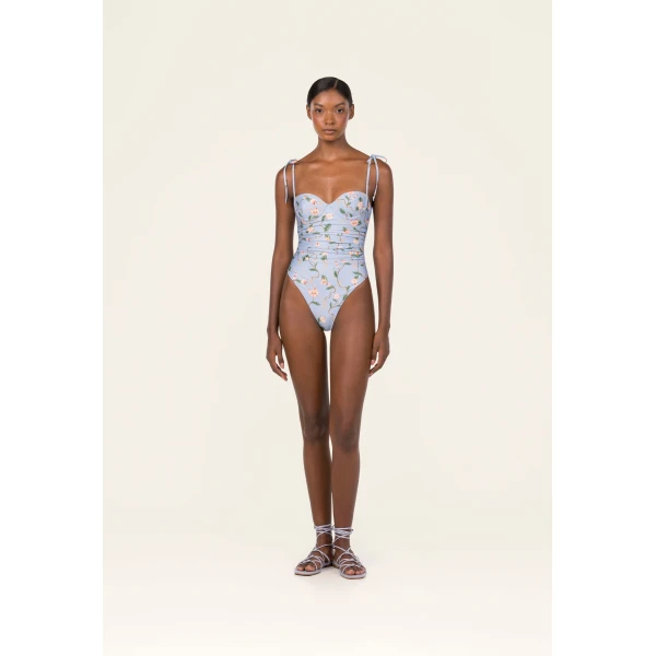 Agua by Agua Bendita Rabano Navegante One Piece - Agua by Agua Bendita Beachwear - Artisanal Colombian Resort Wear at Luxury Shoes 
