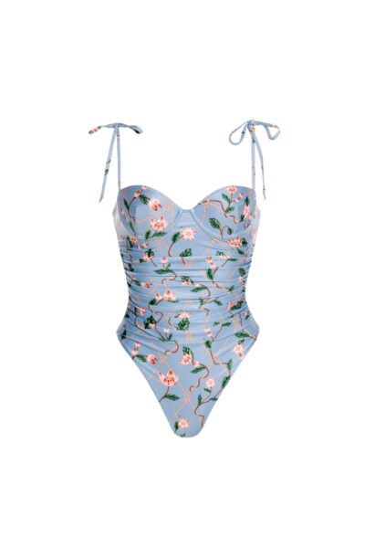 Agua by Agua Bendita Rabano Navegante One Piece - Agua by Agua Bendita Beachwear - Artisanal Colombian Resort Wear at Luxury Shoes 