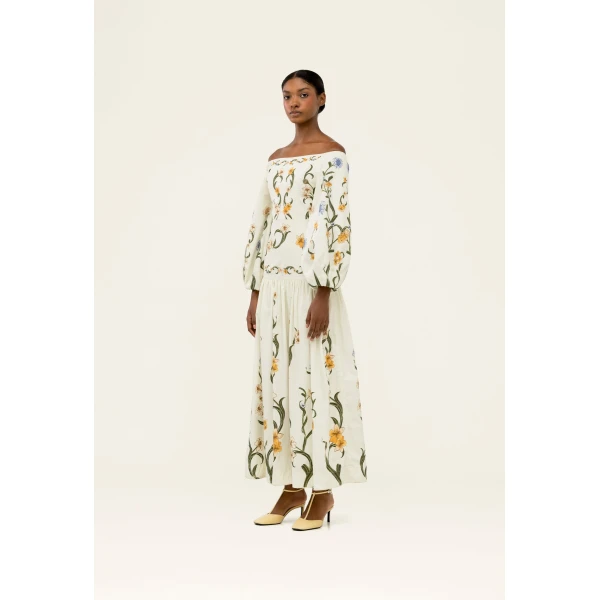 Agua by Agua Bendita Senlis Laguna Maxi Dress - Agua by Agua Bendita Dresses - Artisanal Colombian Resort Wear at Luxury Shoes 