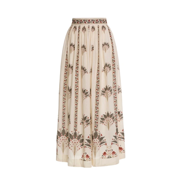 Agua by Agua Bendita Tangelo Andes Maxi Skirt - Agua by Agua Bendita Skirts - Artisanal Colombian Resort Wear at Luxury Shoes 