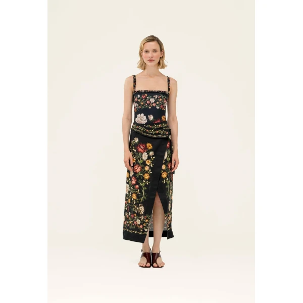 Agua by Agua Bendita Tierra Paramo Midi Pareo - Agua by Agua Bendita Beachwear - Artisanal Colombian Resort Wear at Luxury Shoes 