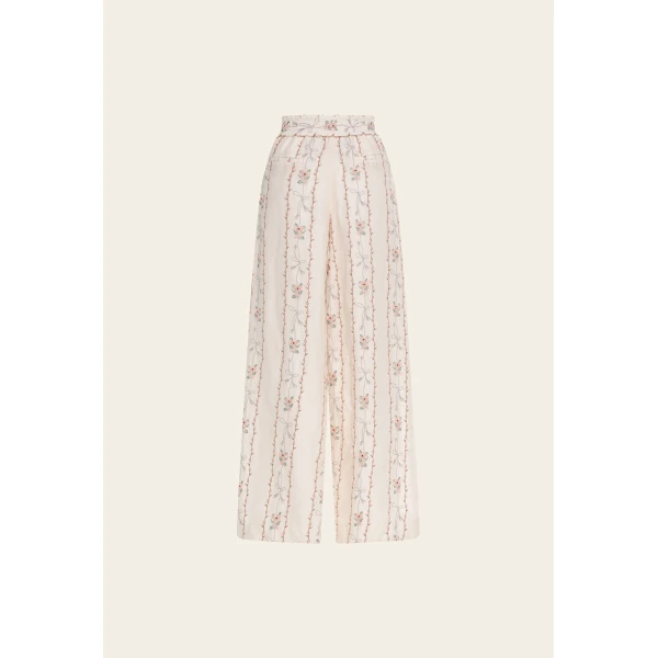 Agua by Agua Bendita Tota Navegante Trouser - Agua by Agua Bendita Pants - Artisanal Colombian Resort Wear at Luxury Shoes 