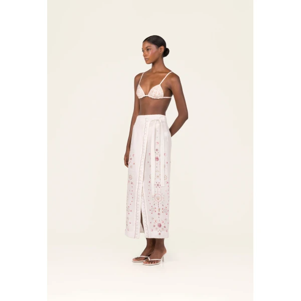 Agua by Agua Bendita Tulua Playa Bikini Top - Agua by Agua Bendita Beachwear - Artisanal Colombian Resort Wear at Luxury Shoes 