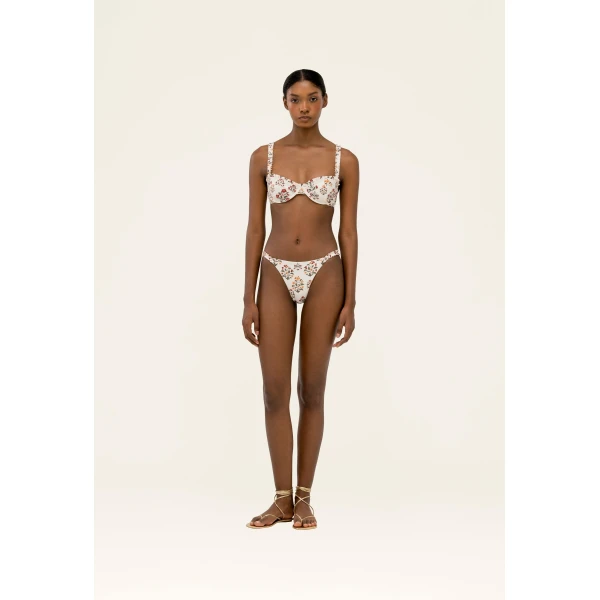 Agua by Agua Bendita Vera Andes Bikini Bottom - Agua by Agua Bendita Beachwear - Artisanal Colombian Resort Wear at Luxury Shoes 