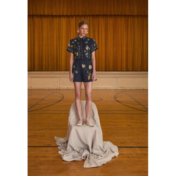 Agua by Agua Bendita Virtuosa Laguna Shirt - Agua by Agua Bendita Tops - Artisanal Colombian Resort Wear at Luxury Shoes 