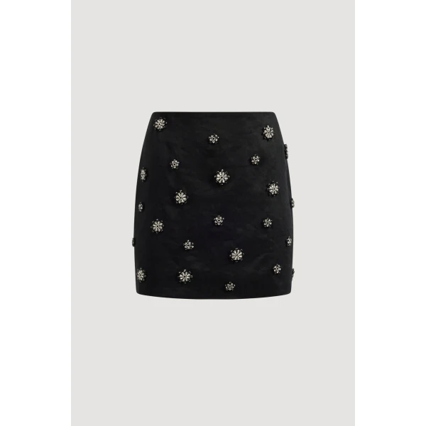 Demi Crystal Mini Skirt