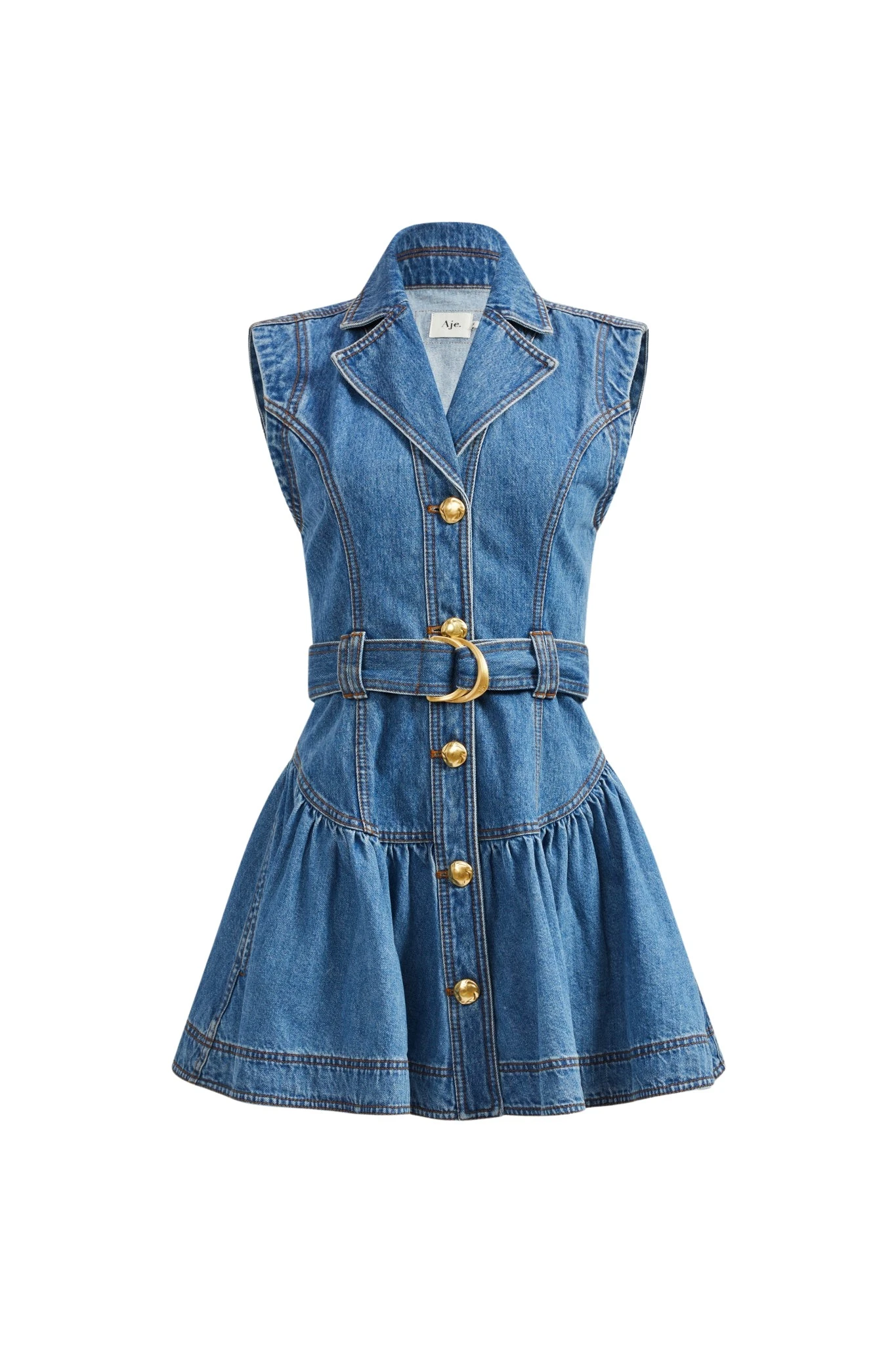 Aje-aus-Liliana-Denim-Mini-Dress34470_nobg Aje Blue