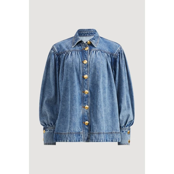 Lorraine Denim Blouse