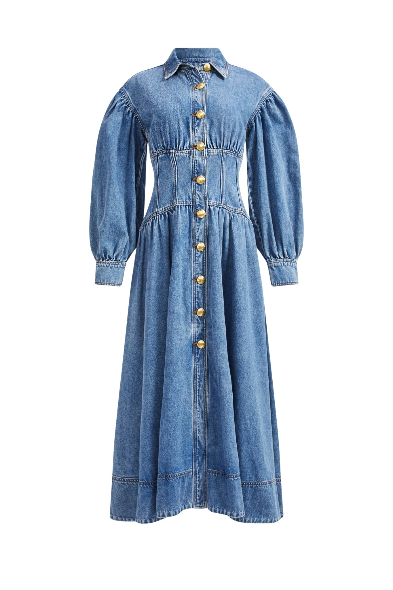 Aje-aus-Lorraine-Denim-Midi-Dress12847_nobg Aje Blue