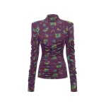 Alemais Betsy Ruched Top  Sustainable Tops with Alémais print -  Luxury Handbags Australian Designer