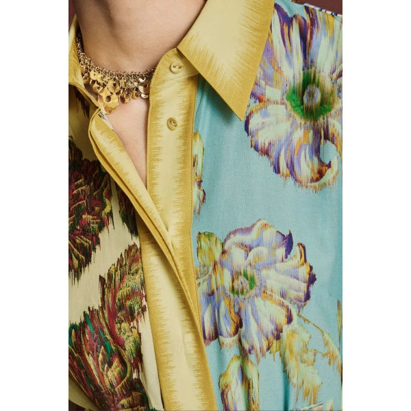 Alemais Jerry Shirtdress  Sustainable Dresses with Alémais print -  Luxury Handbags Australian Designer