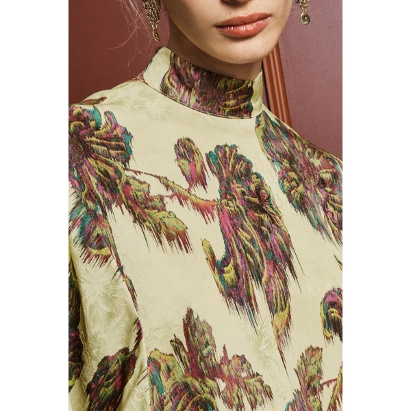 Alemais Jerry Top  Sustainable Tops with Alémais print -  Luxury Handbags Australian Designer