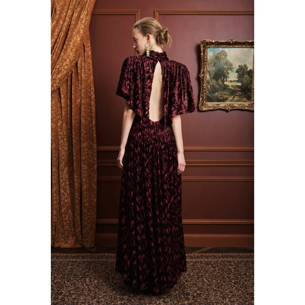 Alemais Jimi Gown  Sustainable Dresses with Alémais print -  Luxury Handbags Australian Designer