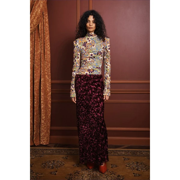 Alemais Jimi Skirt  Sustainable Skirts with Alémais print -  Luxury Handbags Australian Designer