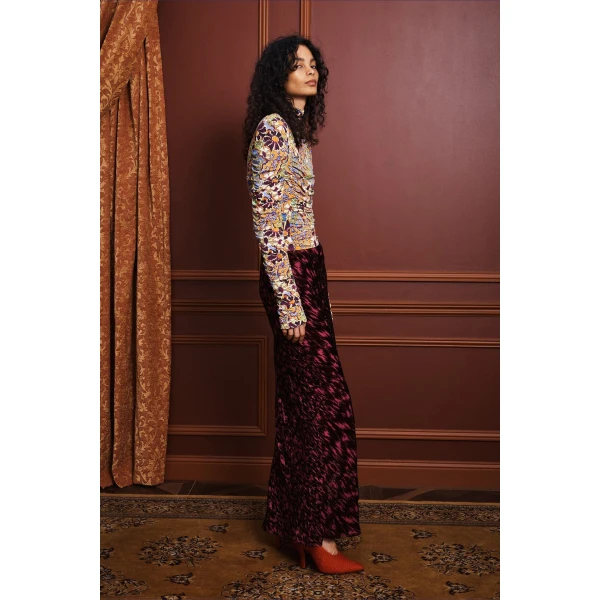 Alemais Jimi Skirt  Sustainable Skirts with Alémais print -  Luxury Handbags Australian Designer