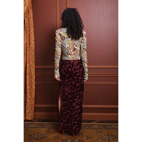 Alemais Jimi Skirt  Sustainable Skirts with Alémais print -  Luxury Handbags Australian Designer