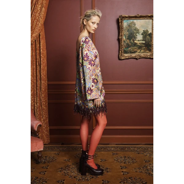 Alemais Joanna Mini Dress  Sustainable Dresses with Alémais print -  Luxury Handbags Australian Designer