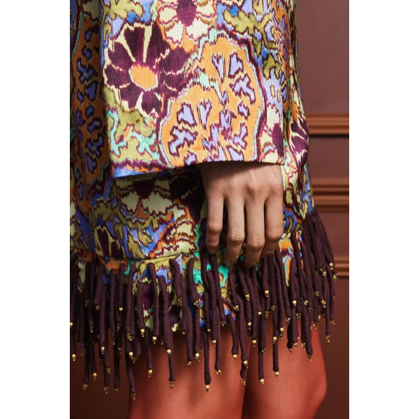 Alemais Joanna Mini Dress  Sustainable Dresses with Alémais print -  Luxury Handbags Australian Designer