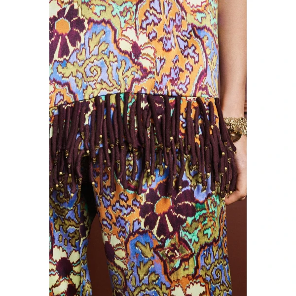 Alemais Joanna Pant  Sustainable Pants with Alémais print -  Luxury Handbags Australian Designer