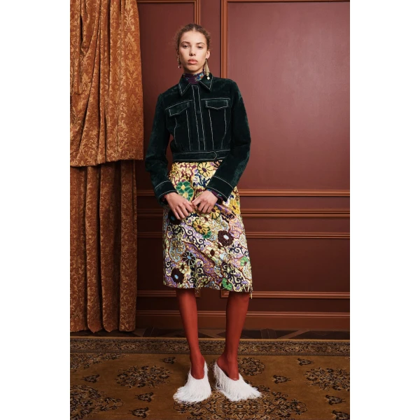 Alemais Johnny Jacket  Sustainable Jackets with Alémais print -  Luxury Handbags Australian Designer