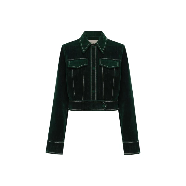 Alemais Johnny Jacket  Sustainable Jackets with Alémais print -  Luxury Handbags Australian Designer