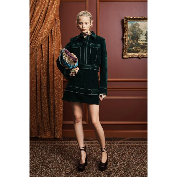 Alemais Johnny Skirt  Sustainable Skirts with Alémais print -  Luxury Handbags Australian Designer