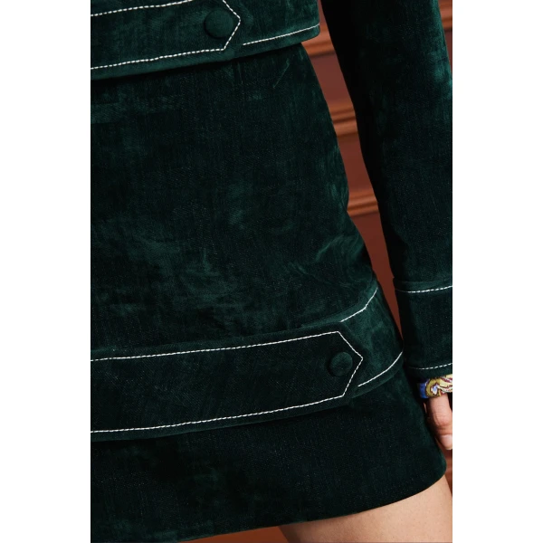 Alemais Johnny Skirt  Sustainable Skirts with Alémais print -  Luxury Handbags Australian Designer