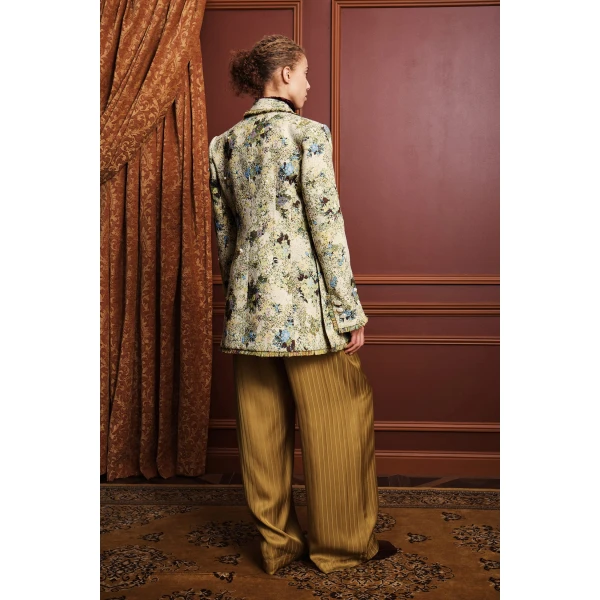 Alemais Whitney Blazer  Sustainable Jackets with Alémais print -  Luxury Handbags Australian Designer