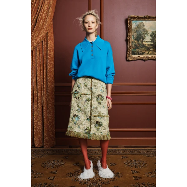 Alemais Whitney Skirt  Sustainable Skirts with Alémais print -  Luxury Handbags Australian Designer