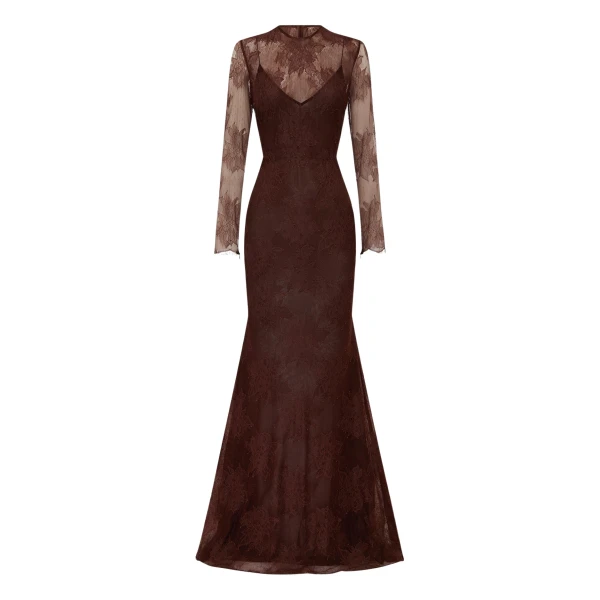 alex perry lace gown