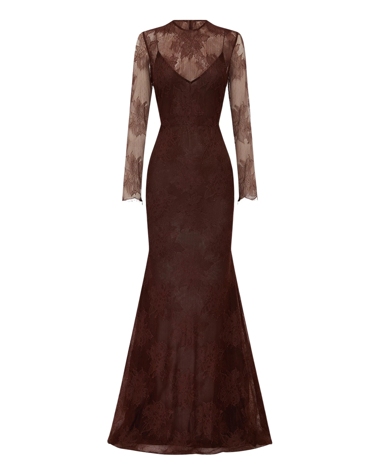 Alex-Perry-Long-Sleeve-Gown-in-Lace-Cacao44591_nobg alex perry lace gown