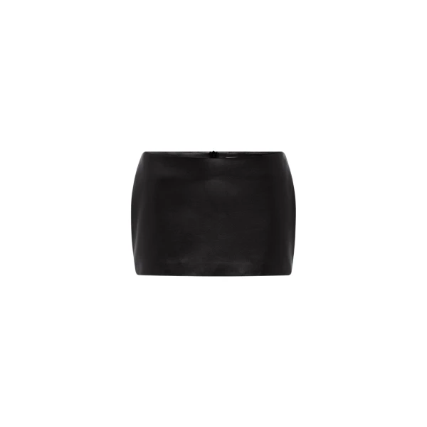 alex perry leather skirt