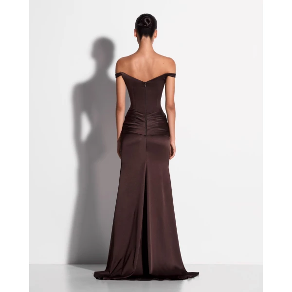 Off Shoulder Knot Gown