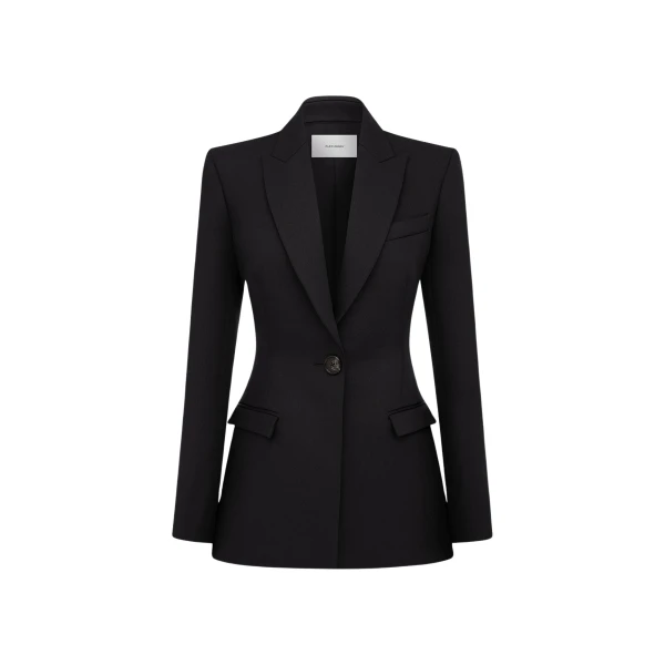 alex perry wool suiting blazer