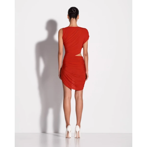 Sleeveless Twist Mini Dress