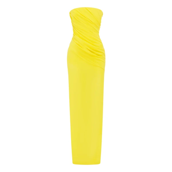 alex perry stretch mesh gown
