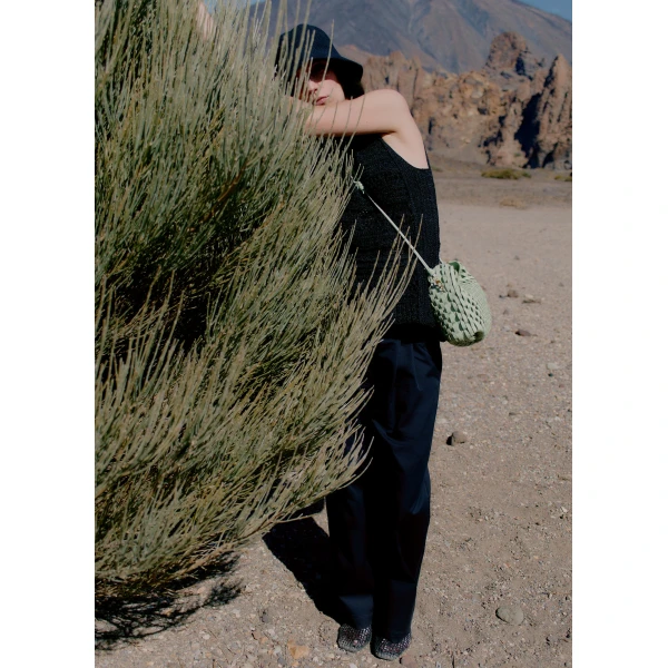 Polène Béri in Onda Fresh Almond Béri in Onda Fresh Almond - Shoulder & Crossbody Bags - Parisian Luxury Leather Bag at Luxury Shoes 