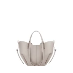 Polène Cyme Mini in Mist Cyme Mini in Mist - Mini Bags - Parisian Luxury Leather Bag at Luxury Shoes 