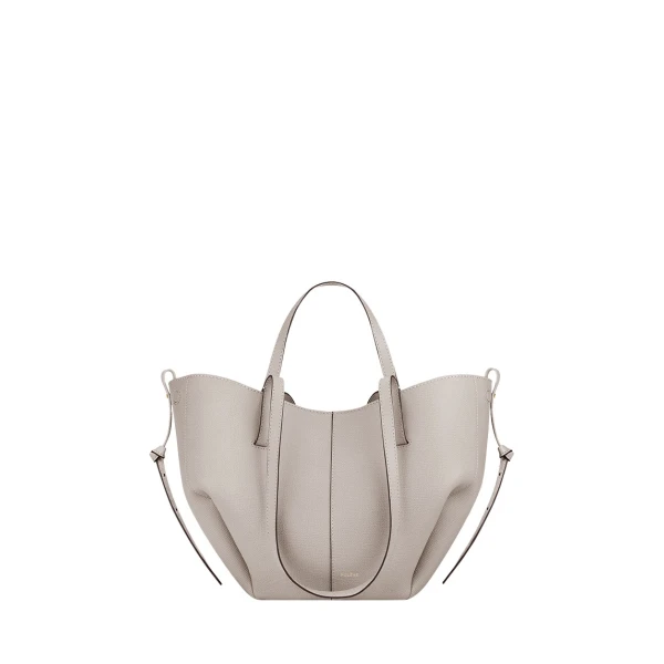 Polène Cyme Mini in Mist Cyme Mini in Mist - Mini Bags - Parisian Luxury Leather Bag at Luxury Shoes 